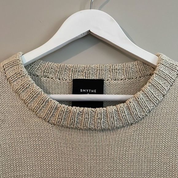 Smythe Ivory Sweater with Vibrant Stripes - Picture 12 of 14